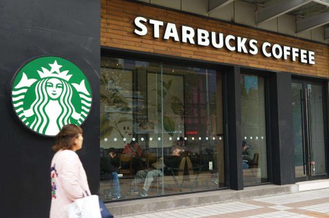 星巴克门头展示
